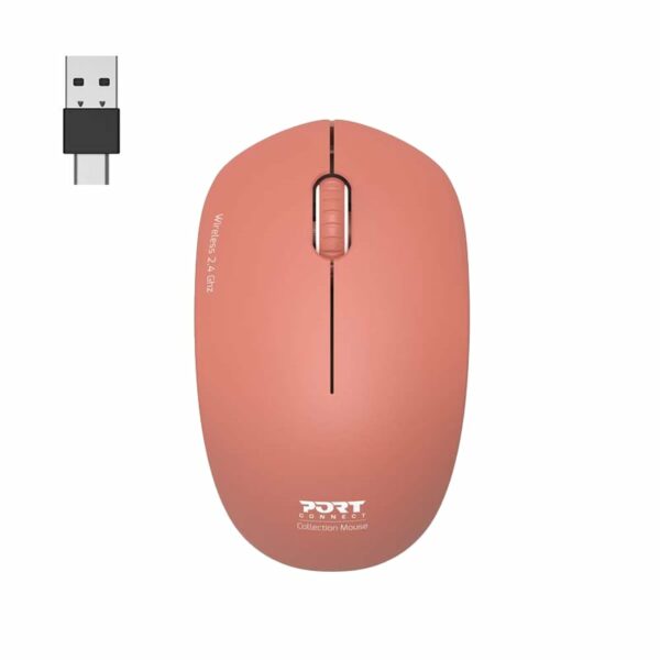 Port Connect MOUSE COLLECTION II WIRELESS Terracota