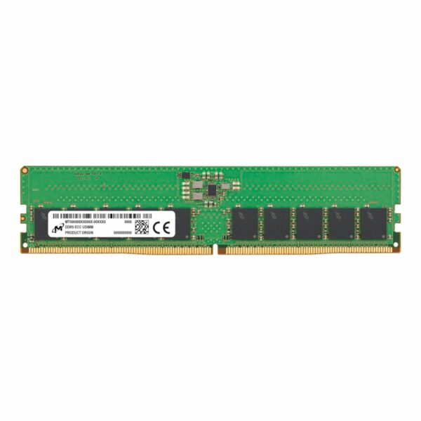 Micron MTC10C1084S1EC48BR 16GB 4800MHz DDR5 ECC UDIMM Memory