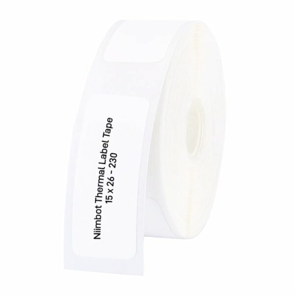 NIIMBOT D11/D110/D101/H1S Thermal Label 15x26mm - 230 Labels Per Roll - White