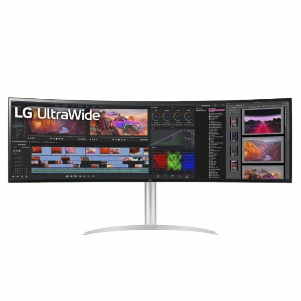 LG 49" UltraWide Dual QHD Curved Monitor with HDMI and USB-C